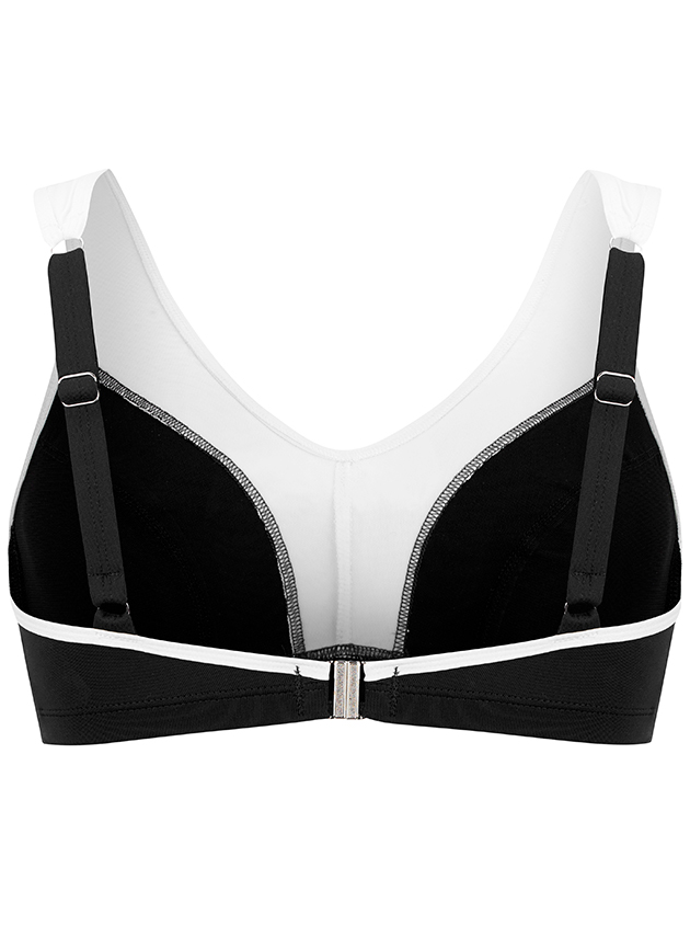 Bikinit-BH, Adamo Swimwear Musta/Valkoinen
